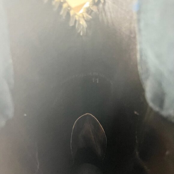 Lane RODEO HOUSTON Mens Cowboy Boots Size 11 Brown Leather Western Blunt Toe - Picture 11 of 13